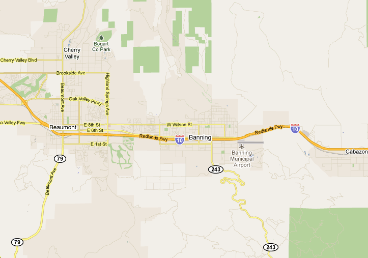 Map of The Morongo Basin