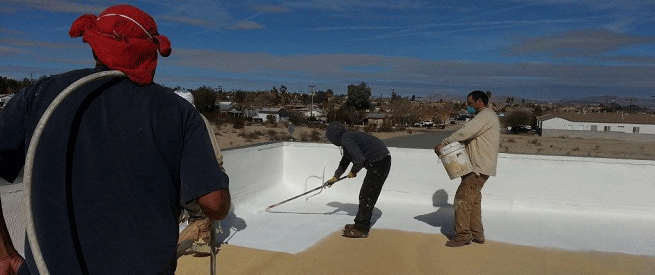 Foam Roofing Installation